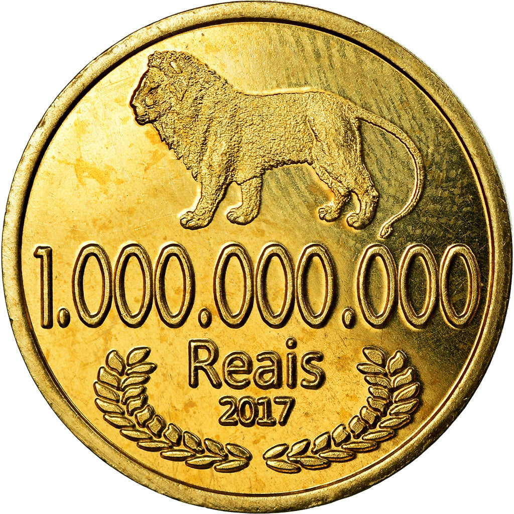 Coin, CABINDA, milliard de reais, 2017, MS(63), Bronze-Aluminium