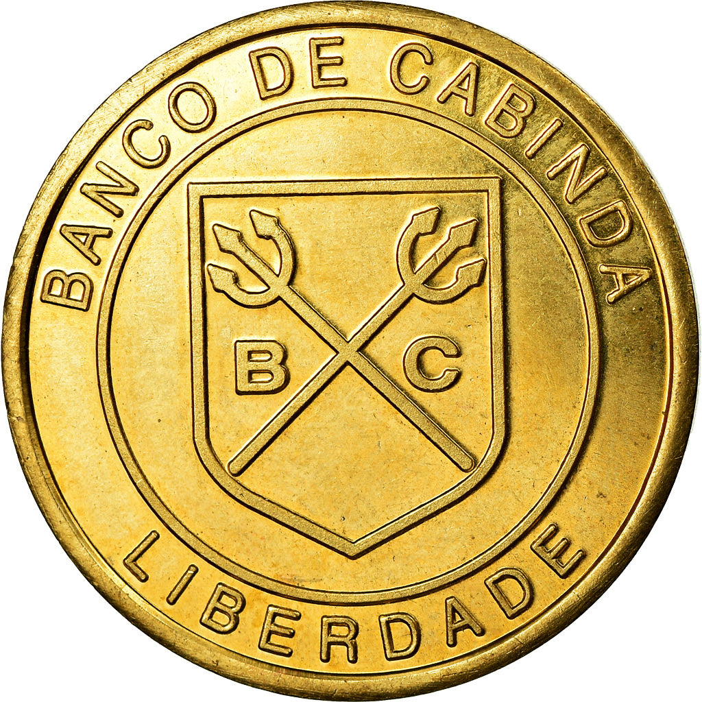 Coin, CABINDA, 1 million de reais, 2016, Jeux olympiques de Rio, MS(63), Brass