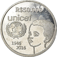 Monnaie, CABINDA, 50000 reais, 2016, Unicef, SPL, Aluminium
