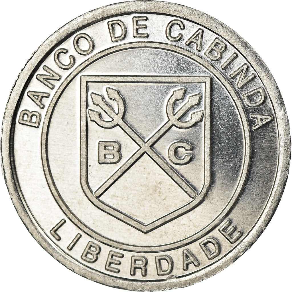 Coin, CABINDA, 50000 reais, 2016, Unicef, MS(63), Aluminum