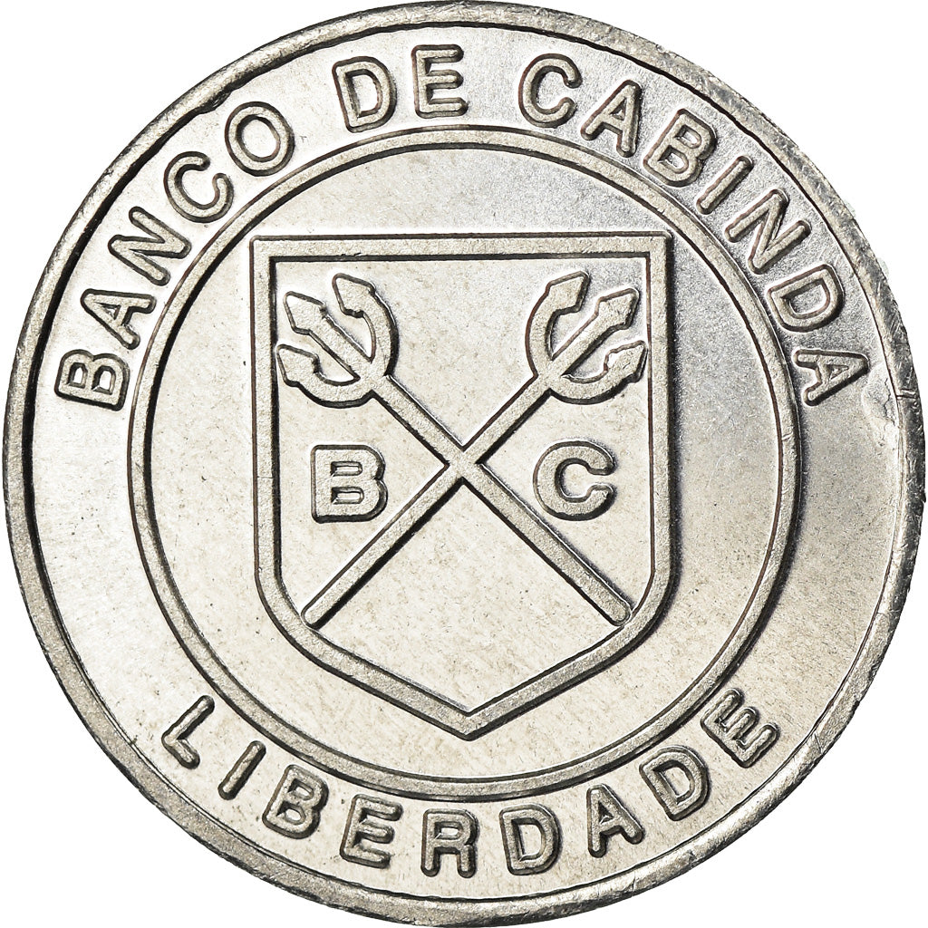 Coin, CABINDA, 10000 reais, 2016, CPLP, MS(63), Aluminum