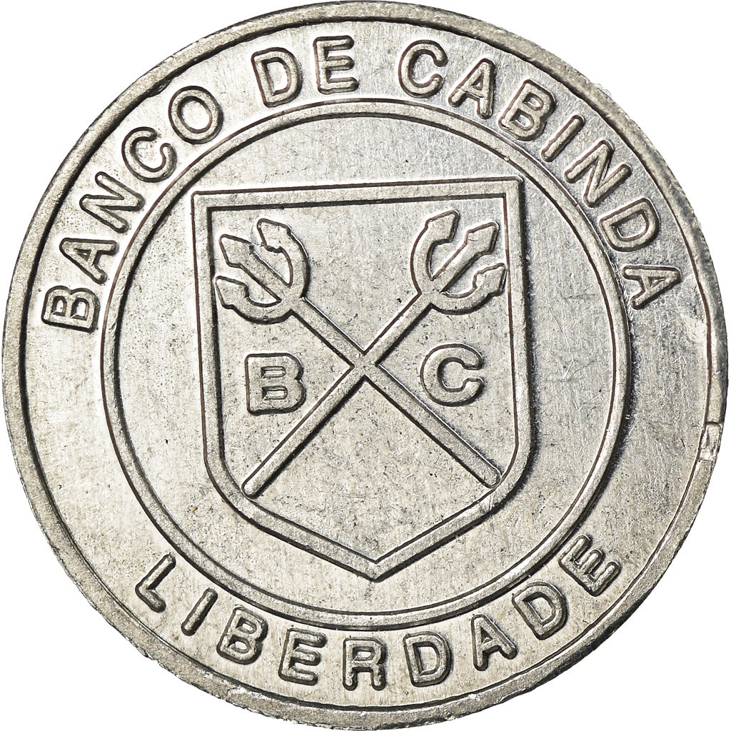 Coin, CABINDA, 10000 reais, 2016, CPLP, MS(63), Aluminum