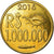 Coin, CABINDA, 1 million de reais, 2016, MS(63), Brass