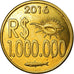 Moneta, CABINDA, 1 million de reais, 2016, MS(63), Mosiądz