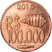 Coin, CABINDA, 100.000 reais, 2016, MS(63), Copper