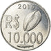 Coin, CABINDA, 10.000 reais, 2016, MS(63), Aluminum
