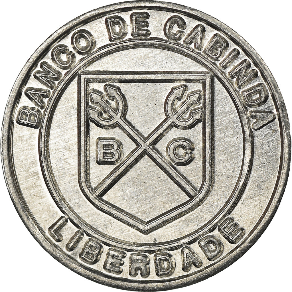 Coin, CABINDA, 5.000 reais, 2016, MS(63), Aluminum