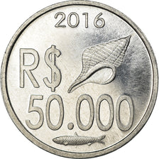 Coin, CABINDA, 50.000 reais, 2016, MS(63), Aluminum