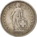 Coin, Switzerland, 2 Francs, 1920, Bern, VF(30-35), Silver, KM:21