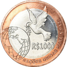 Coin, CABINDA, 1.000 reais, 2015, 70ème anniversaire de l'ONU, MS(63)