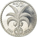 Munten, CABINDA, 50 Reais, 2015, 70ème anniversaire du FAO, UNC-, Aluminium