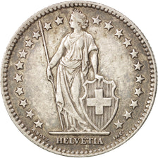 Switzerland, 2 Francs, 1955, Bern, AU(50-53), Silver, KM:21