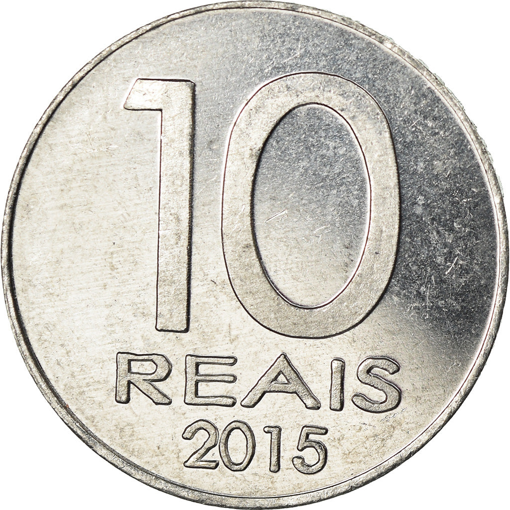 Moneta, CABINDA, 10 Reais, 2015, 40ème anniversaire de l'Indépendance, SPL