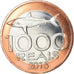 Coin, CABINDA, 1.000 reais, 2015, MS(63), Bi-Metallic