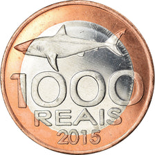 Coin, CABINDA, 1.000 reais, 2015, MS(63), Bi-Metallic
