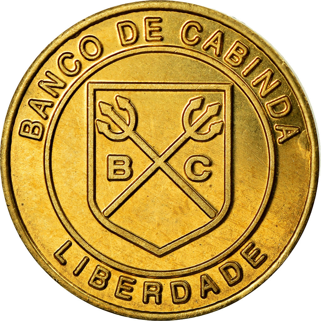 Moneda, CABINDA, 500 reais, 2015, SC, Latón