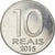 Coin, CABINDA, 10 Reais, 2015, MS(63), Aluminum