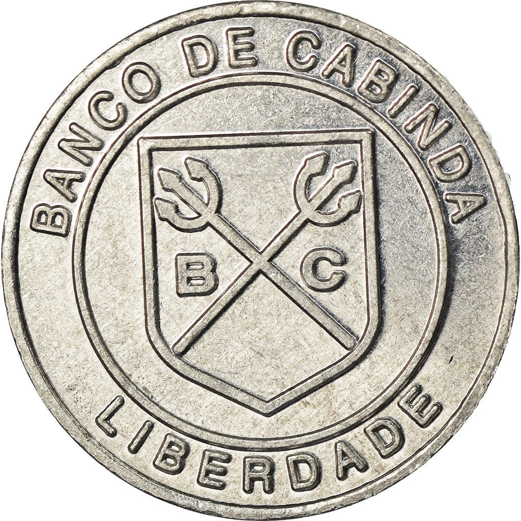 Coin, CABINDA, 10 Reais, 2015, MS(63), Aluminum