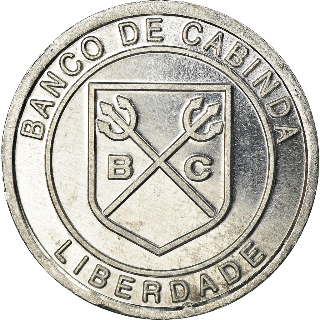 Moneda, CABINDA, 50 Reais, 2015, SC, Aluminio