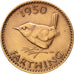 Great Britain, George VI, Farthing, 1950, AU(50-53), Bronze, KM:867