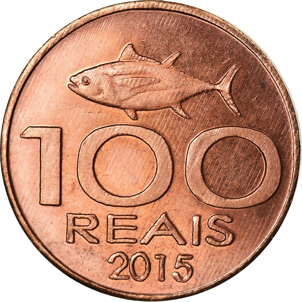 Monnaie, CABINDA, 100 Reais, 2015, SPL, Cuivre