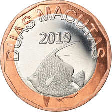 Münze, CABINDA, 2 Macutas, 2019, UNZ, Bi-Metallic