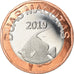 Münze, CABINDA, 2 Macutas, 2019, UNZ, Bi-Metallic