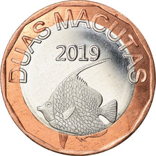 Coin, CABINDA, 2 Macutas, 2019, MS(63), Bi-Metallic