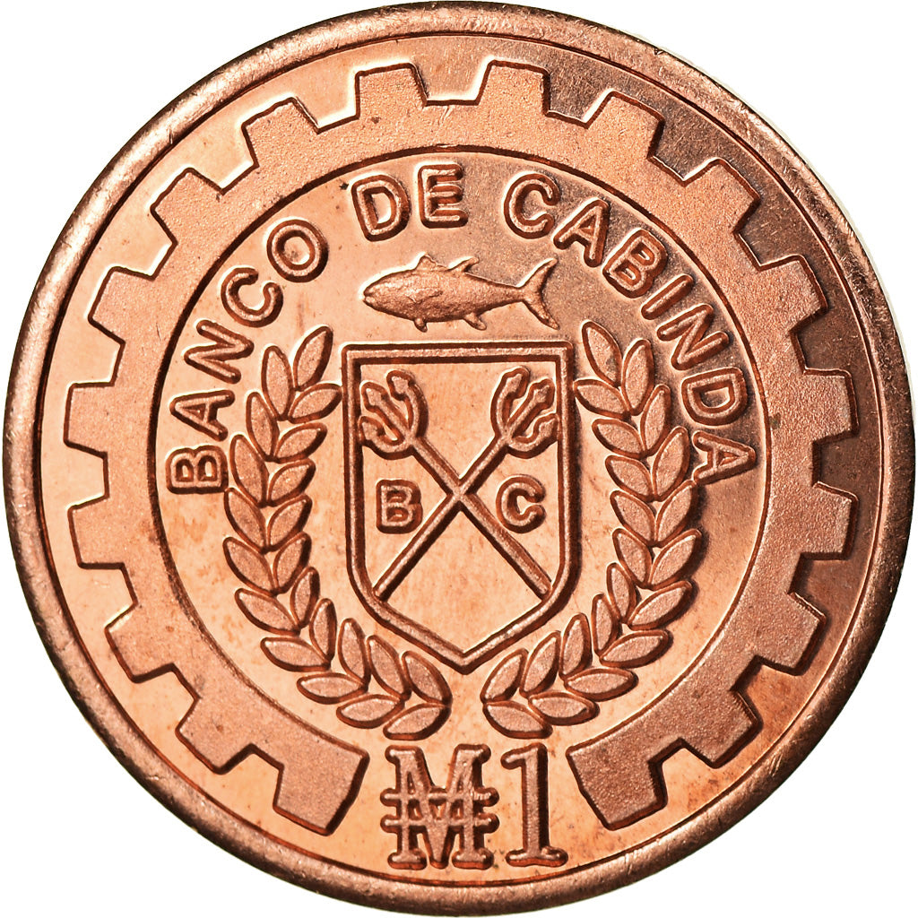 Moneta, CABINDA, Macuta, 2019, SPL, Rame
