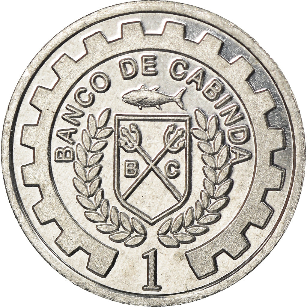 Coin, CABINDA, Centimo, 2019, MS(63), Aluminum