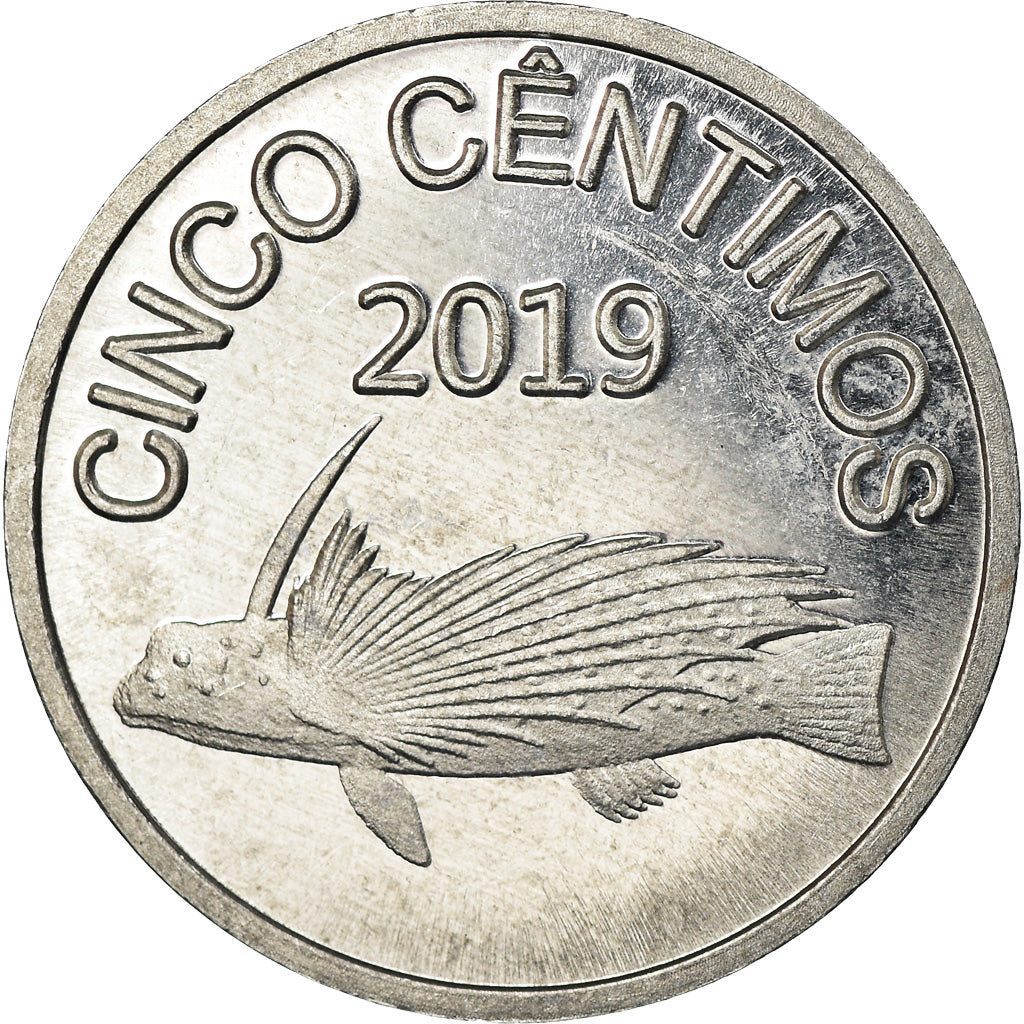 Moneta, CABINDA, 5 Centimos, 2019, MS(63), Aluminium