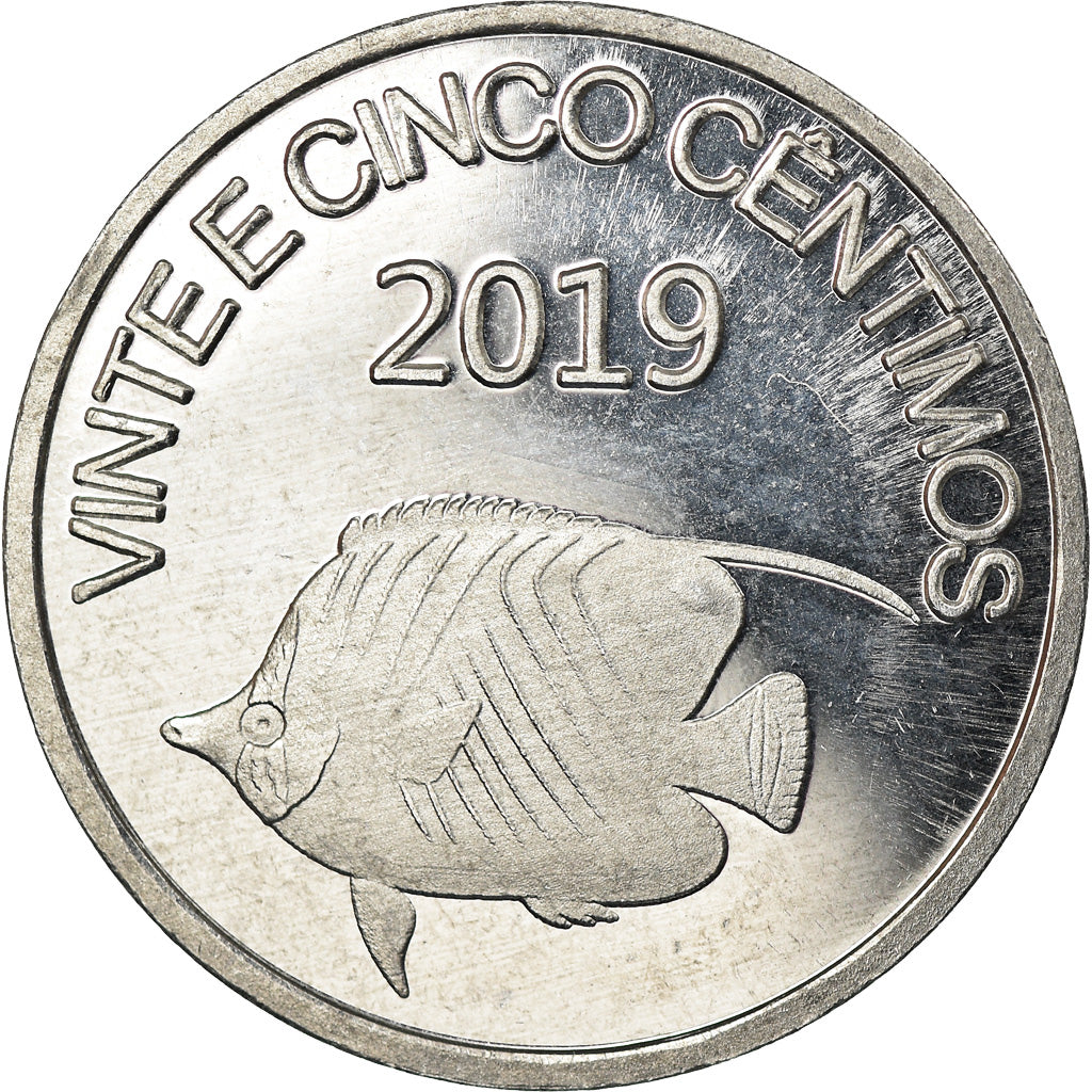 Coin, CABINDA, 25 Centimos, 2019, MS(63), Aluminum