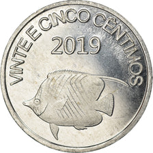 Coin, CABINDA, 25 Centimos, 2019, MS(63), Aluminum