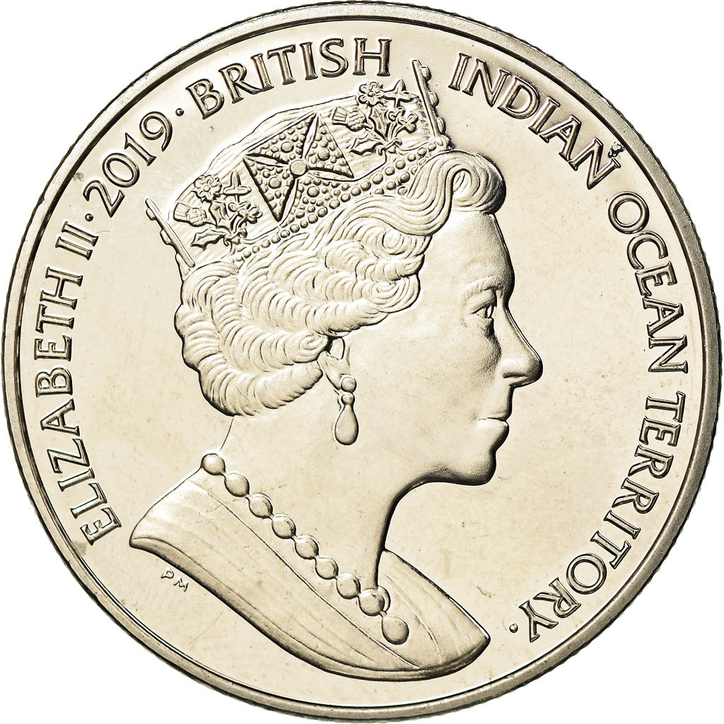 Moneta, British Indian Ocean, 2 Pounds, 2019, 2ème guerre mondiale -