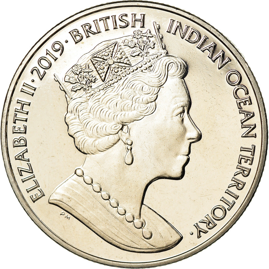 Coin, British Indian Ocean, 2 Pounds, 2019, 2ème guerre mondiale - Marine