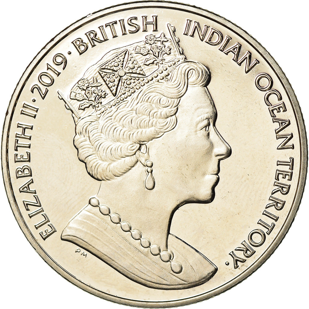 Monnaie, Océan Indien Britannique, 2 Pounds, 2019, 2ème guerre mondiale -