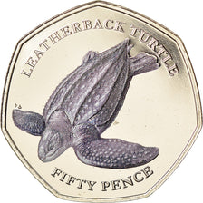 Coin, British Indian Ocean, 50 Pence, 2019, Tortues - Tortue luth, MS(65-70)