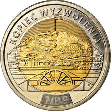 Monnaie, Pologne, 5 Zlotych, 2019, Warsaw, Monticule de la Libération, SPL