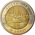 Coin, Poland, 5 Zlotych, 2016, Warsaw, Lodz, MS(63), Bi-Metallic