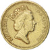 Great Britain, Elizabeth II, Pound, 1991, EF(40-45), Nickel-brass, KM:946