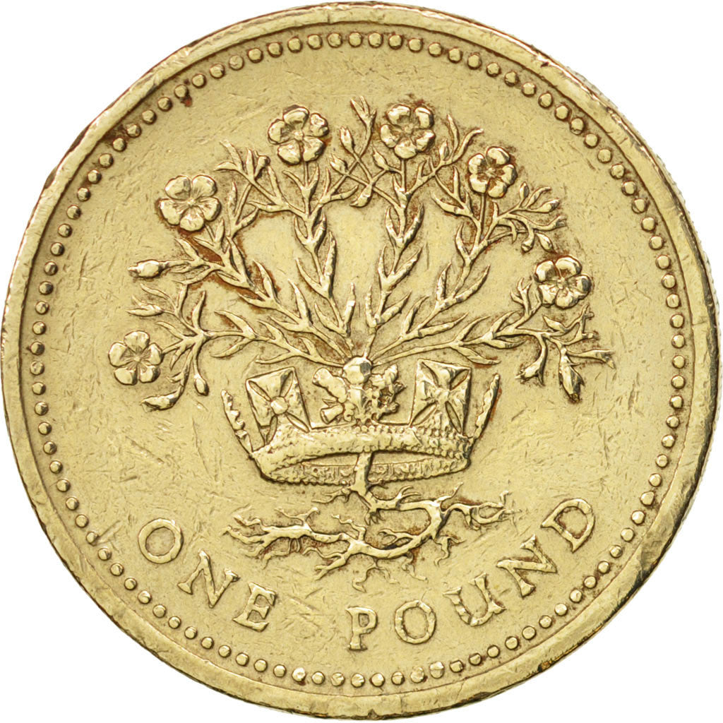 Great Britain, Elizabeth II, Pound, 1991, EF(40-45), Nickel-brass, KM:946