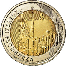 Coin, Poland, 5 Zlotych, 2019, Warsaw, Basilique de Frombork, MS(63)