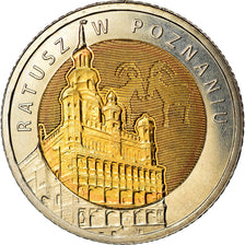 Monnaie, Pologne, 5 Zlotych, 2015, Warsaw, Poznan, SPL, Bi-Metallic