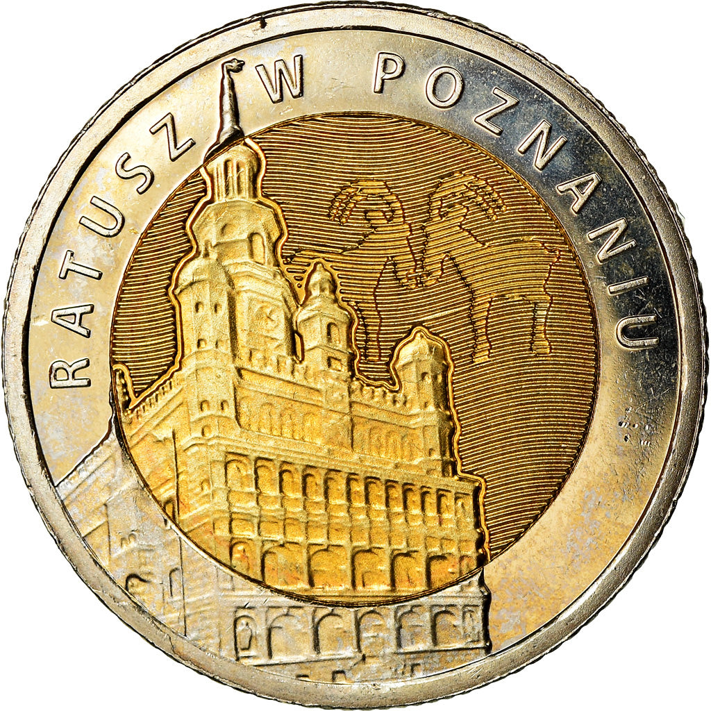 Monnaie, Pologne, 5 Zlotych, 2015, Warsaw, Poznan, SPL, Bi-Metallic