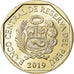 Coin, Peru, Sol, 2019, Lima, Chat des Andes, MS(63), Nickel-brass