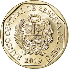 Coin, Peru, Sol, 2019, Lima, Chat des Andes, MS(63), Nickel-brass