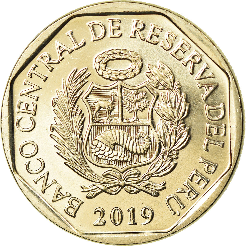 Monnaie, Pérou, Sol, 2019, Lima, Grenouille du Titicaca, SPL, Nickel-brass