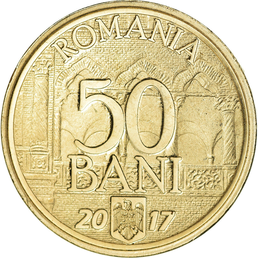 Monnaie, Roumanie, 50 Bani, 2017, Union Européenne, SPL, Nickel-brass