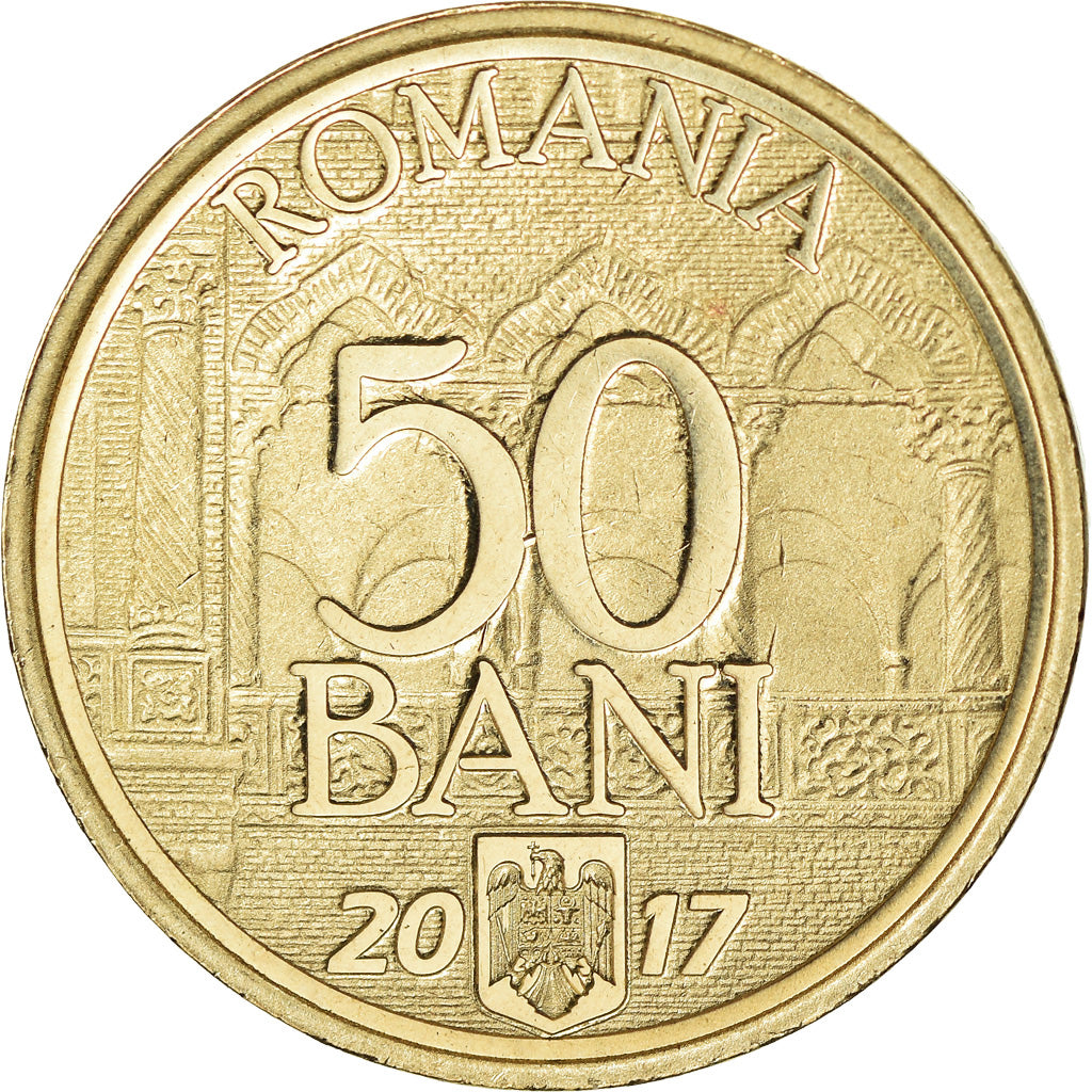 Moneta, Romania, 50 Bani, 2017, Union Européenne, SPL, Nichel-ottone