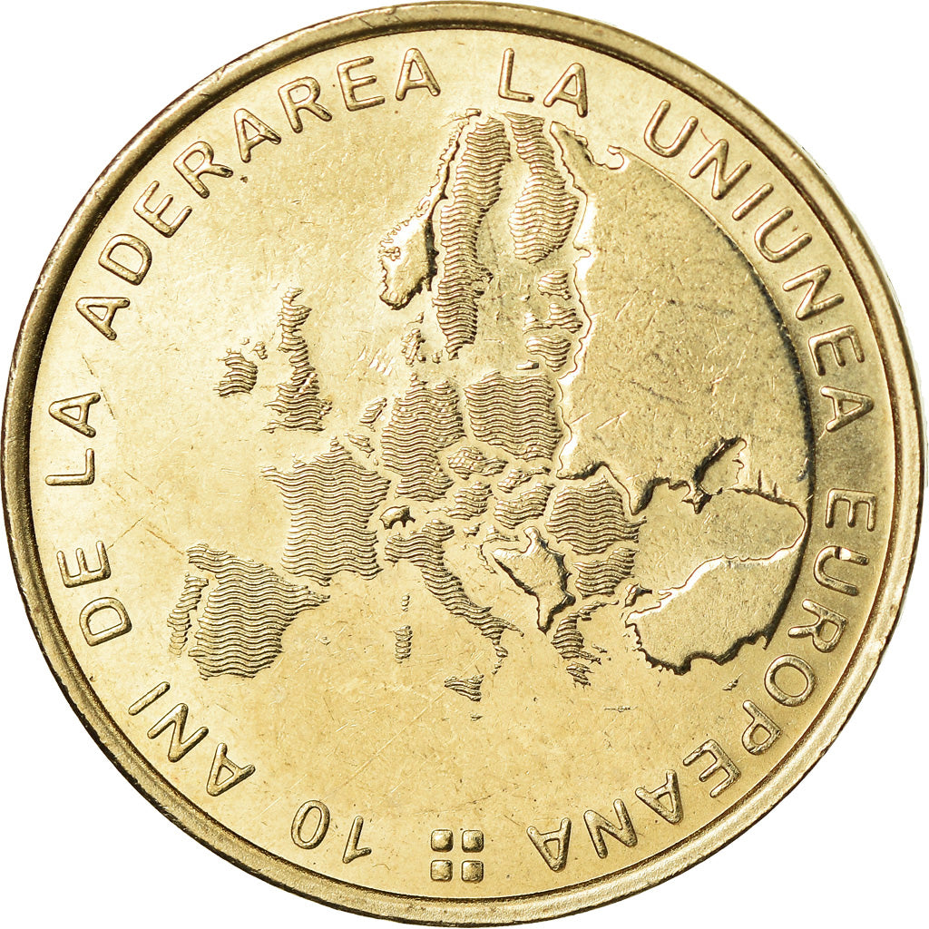 Monnaie, Roumanie, 50 Bani, 2017, Union Européenne, SPL, Nickel-brass